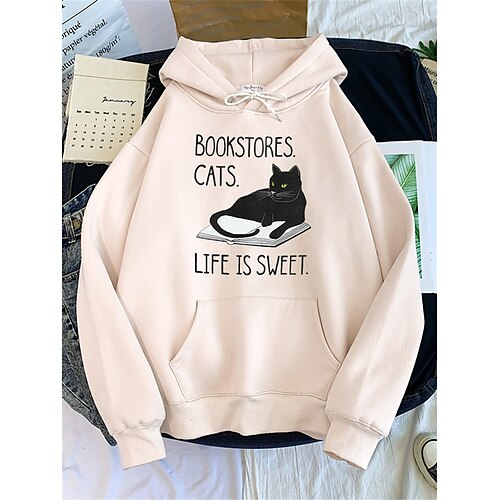 Inspired by Animal Cat Hoodie Cartoon Manga Anime Front Pocket Graphic Hoodie For Men's Women's Unisex Adults' Hot Stamping 100% Polyester Casual Daily
Inspired by Animal Cat Hoodie Cartoon Manga Anime Front Pocket Graphic Hoodie For Men's Women's Unisex Adults' Hot Stamping 100% Polyester Casual Daily