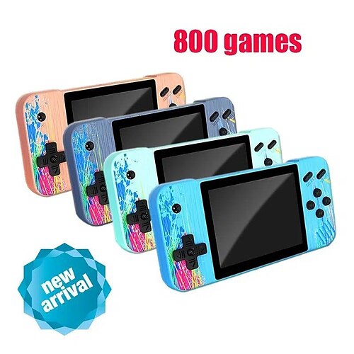 Classic Mini Handheld Video Game Console, 800 IN 1 Retro Game Portable Toy, Great Gifts For Boyfriends
Classic Mini Handheld Video Game Console, 800 IN 1 Retro Game Portable Toy, Great Gifts For Boyfriends