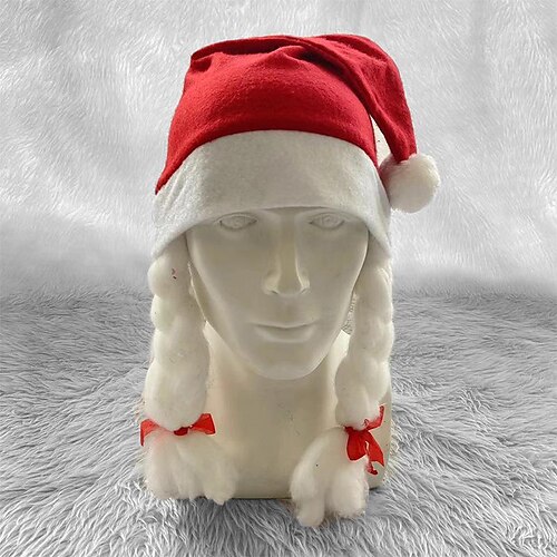 Christmas Santa Claus Hat Men's Funny Christmas Festival / Holiday Polyester Dark Red Men's Women's Easy Carnival Costumes
Christmas Santa Claus Hat Men's Funny Christmas Festival / Holiday Polyester Dark Red Men's Women's Easy Carnival Costumes