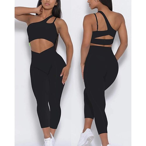 Women's Yoga Set Winter 2 Piece Solid Color Clothing Suit Black Blue Spandex Yoga Fitness Gym Workout Tummy Control Butt Lift Breathable Sport Activewear Stretchy
Women's Yoga Set Winter 2 Piece Solid Color Clothing Suit Black Blue Spandex Yoga Fitness Gym Workout Tummy Control Butt Lift Breathable Sport Activewear Stretchy