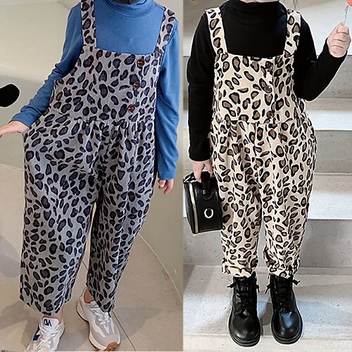 Toddler Girls' Overall & Jumpsuit Leopard Fashion Outdoor 3-7 Years Fall Brown Gray
Toddler Girls' Overall & Jumpsuit Leopard Fashion Outdoor 3-7 Years Fall Brown Gray