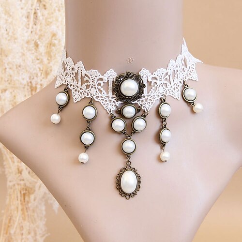 Tattoo Choker Necklace Accessories Retro Vintage Lace Up Punk & Gothic Steampunk Alloy For Goth Girl Cosplay Halloween Carnival Masquerade Women's Costume Jewelry Fashion Jewelry
Tattoo Choker Necklace Accessories Retro Vintage Lace Up Punk & Gothic Steampunk Alloy For Goth Girl Cosplay Halloween Carnival Masquerade Women's Costume Jewelry Fashion Jewelry