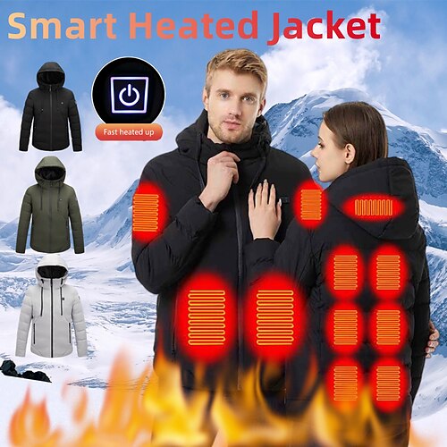 Fashion Men Women Electric Heated Jacket Heating Waistcoat USB Thermal Warm Cloth Feather Hot Sale Plus Size Winter Jacket
Fashion Men Women Electric Heated Jacket Heating Waistcoat USB Thermal Warm Cloth Feather Hot Sale Plus Size Winter Jacket