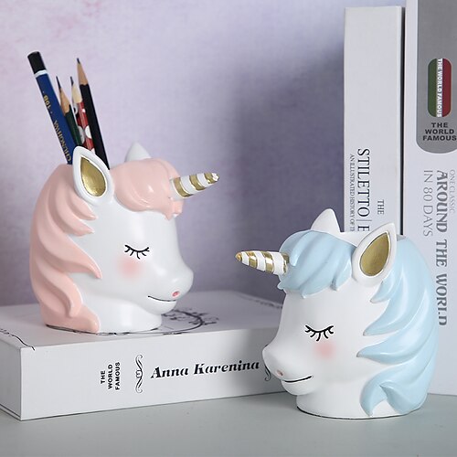 1PC Unicorn Series Decorative Penholder Business Card Holder Creative Desktop Ornaments Home Decoration
1PC Unicorn Series Decorative Penholder Business Card Holder Creative Desktop Ornaments Home Decoration