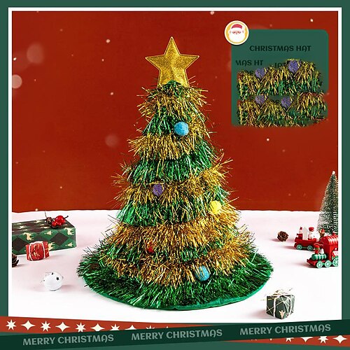funny hat christmas hat adult party christmas tree headdress stage decoration children's performance
funny hat christmas hat adult party christmas tree headdress stage decoration children's performance