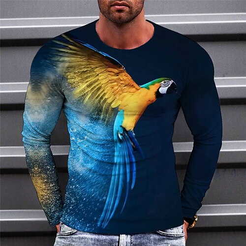 Hombre Camiseta Animal Pájaro Estampados Cuello Barco Verde Trébol Azul Piscina Rojo Impresión 3D Exterior Calle Manga Larga Estampado Ropa Básico Deportes Design Casual
Hombre Camiseta Animal Pájaro Estampados Cuello Barco Verde Trébol Azul Piscina Rojo Impresión 3D Exterior Calle Manga Larga Estampado Ropa Básico Deportes Design Casual