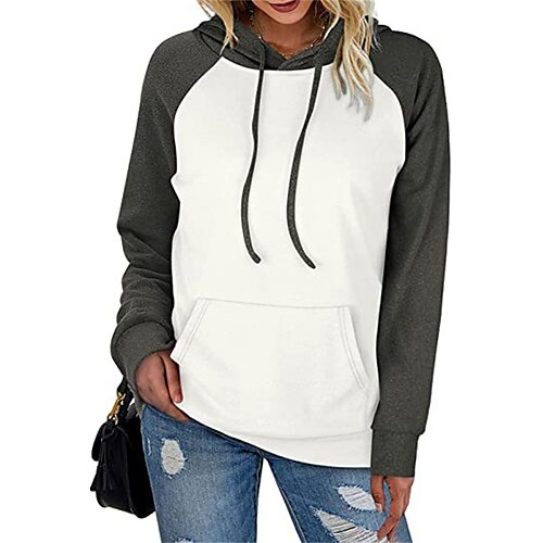 Women's Hoodie Sweatshirt Pullover Basic Front Pocket Green Black Blue Color Block Street Hoodie Long Sleeve S M L XL 2XL
Women's Hoodie Sweatshirt Pullover Basic Front Pocket Green Black Blue Color Block Street Hoodie Long Sleeve S M L XL 2XL
