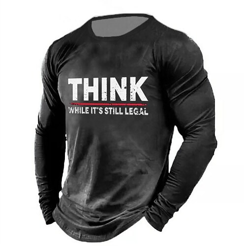 Men's T shirt Tee Letter Graphic Prints Crew Neck Black Army Green Navy Blue Gray 3D Print Outdoor Street Long Sleeve Print Clothing Apparel Basic Vintage Sports Designer
Men's T shirt Tee Letter Graphic Prints Crew Neck Black Army Green Navy Blue Gray 3D Print Outdoor Street Long Sleeve Print Clothing Apparel Basic Vintage Sports Designer