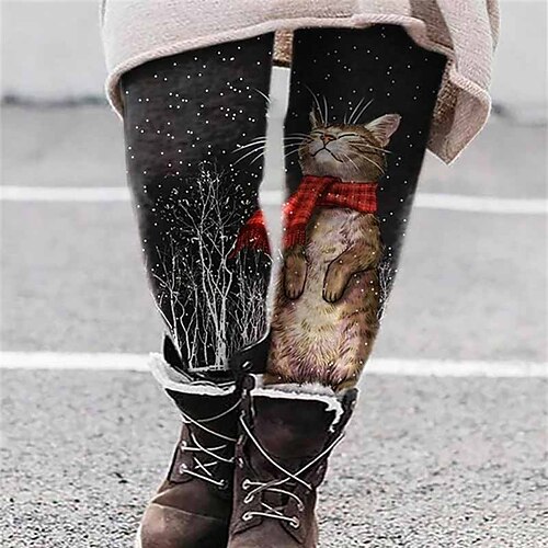 Women's Plus Size Fleece Pants Christmas Pants Trousers Print Animal Cat Cat Casual Daily High Full Length Winter Fall Black Blue Gray XL XXL 3XL 4XL 5XL
Women's Plus Size Fleece Pants Christmas Pants Trousers Print Animal Cat Cat Casual Daily High Full Length Winter Fall Black Blue Gray XL XXL 3XL 4XL 5XL
