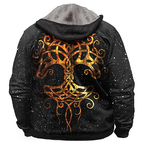 Men's Full Zip Hoodie Jacket Black Hooded Graphic Prints Zipper Print Sports & Outdoor Daily Sports 3D Print Fleece Streetwear Designer Casual Winter Clothing Apparel Vikings Hoodies Sweatshirts
Men's Full Zip Hoodie Jacket Black Hooded Graphic Prints Zipper Print Sports & Outdoor Daily Sports 3D Print Fleece Streetwear Designer Casual Winter Clothing Apparel Vikings Hoodies Sweatshirts