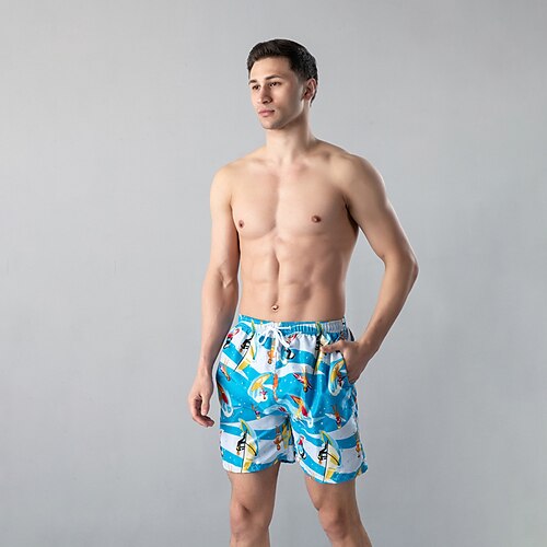 Men's Swim Shorts Swim Trunks Board Shorts Pocket Drawstring Elastic Waist Graphic Shark Comfort Breathable Short Casual Daily Beach Fashion Streetwear Black Blue
Men's Swim Shorts Swim Trunks Board Shorts Pocket Drawstring Elastic Waist Graphic Shark Comfort Breathable Short Casual Daily Beach Fashion Streetwear Black Blue