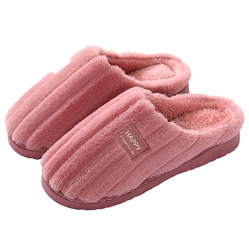 Women's Slippers Home House Slippers Fleece Slippers Memory Foam Slippers Winter Flat Heel Round Toe Casual Polyester Loafer Solid Colored Purple Rosy Pink Red
Women's Slippers Home House Slippers Fleece Slippers Memory Foam Slippers Winter Flat Heel Round Toe Casual Polyester Loafer Solid Colored Purple Rosy Pink Red