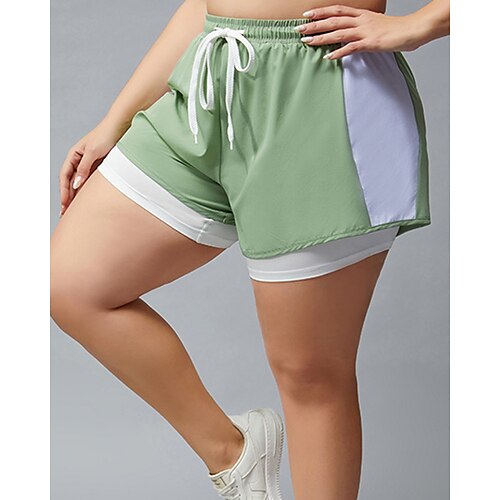 Women's Sweat Shorts Plus Size Loose Quick Drying Pants Casual Large Size Fake Two-Piece Running Pants Yoga Fitness Shorts
Women's Sweat Shorts Plus Size Loose Quick Drying Pants Casual Large Size Fake Two-Piece Running Pants Yoga Fitness Shorts