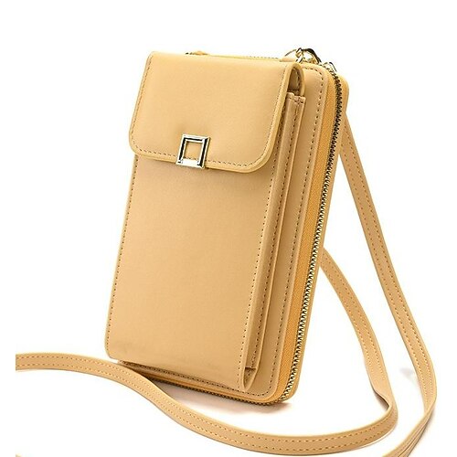 Women's Mobile Phone Bag Credit Card Holder Wallet PU Leather Zipper Solid Color Daily Light Purple Green Black Yellow
Women's Mobile Phone Bag Credit Card Holder Wallet PU Leather Zipper Solid Color Daily Light Purple Green Black Yellow