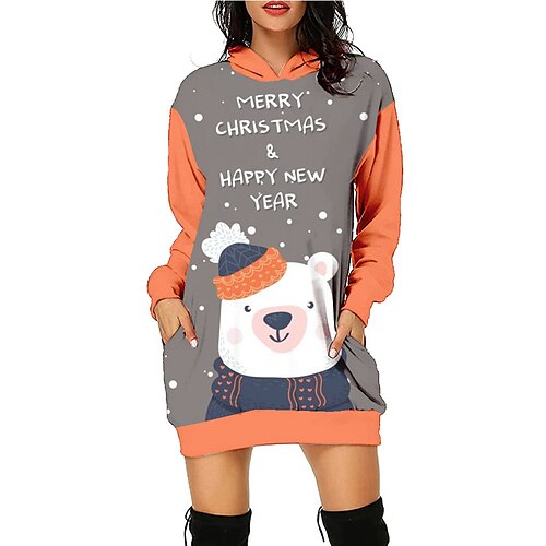 Paddington Bear Masquerade Hoodie Women's Christmas Christmas Carnival Masquerade Adults' Christmas New Year Eve Polyester Top
Paddington Bear Masquerade Hoodie Women's Christmas Christmas Carnival Masquerade Adults' Christmas New Year Eve Polyester Top