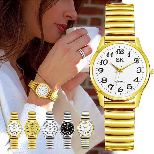 Quartz Watch for Women Analog Quartz Stylish Casual Creative Titanium Alloy Alloy Creative
Quartz Watch for Women Analog Quartz Stylish Casual Creative Titanium Alloy Alloy Creative