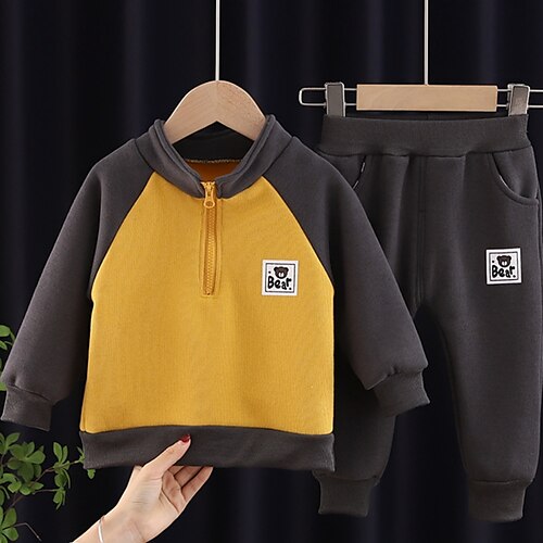 2 Pieces Toddler Boys Sweatshirt & Pants Outfit Cartoon Letter Long Sleeve Set Casual Adorable Daily Winter Fall 3-7 Years Brown
2 Pieces Toddler Boys Sweatshirt & Pants Outfit Cartoon Letter Long Sleeve Set Casual Adorable Daily Winter Fall 3-7 Years Brown