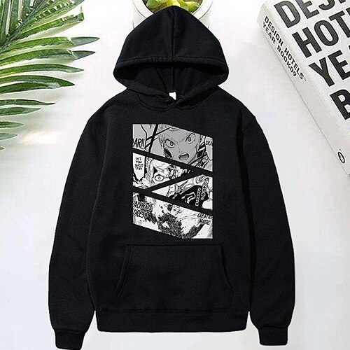 Black Clover Asta Hoodie Cartoon Manga Anime Front Pocket Graphic Hoodie For Men's Women's Unisex Adults' Hot Stamping 100% Polyester
Black Clover Asta Hoodie Cartoon Manga Anime Front Pocket Graphic Hoodie For Men's Women's Unisex Adults' Hot Stamping 100% Polyester