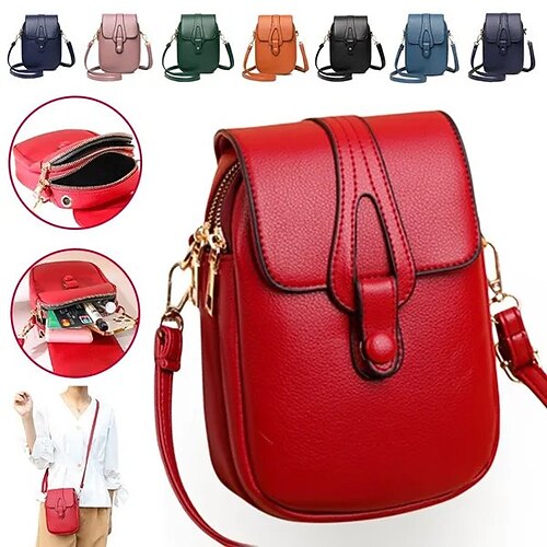 Vintage Fashion Small Shoulder Bags For Women Retro PU Leather Crossbody Phone Purse Messenger Bag Mobile Phone Bag for Ladies
Vintage Fashion Small Shoulder Bags For Women Retro PU Leather Crossbody Phone Purse Messenger Bag Mobile Phone Bag for Ladies