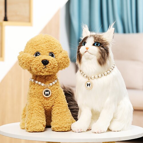 2 Pcs Dog Pearl Collars Pet Pearl Necklace Set Cat Pearl Neck Strap Crystal Rhinestones Pearls Charms for Small Dogs Cats Wedding Birthday Party (Medium)
2 Pcs Dog Pearl Collars Pet Pearl Necklace Set Cat Pearl Neck Strap Crystal Rhinestones Pearls Charms for Small Dogs Cats Wedding Birthday Party (Medium)