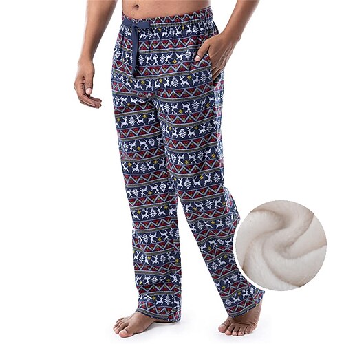 Men's Christmas Pajamas Loungewear Flannel Pajama Pants Lounge Pants Graphic Prints Warm Soft Home Christmas Bed Flannel Warm Pocket Elastic Waist Winter Blue Red
Men's Christmas Pajamas Loungewear Flannel Pajama Pants Lounge Pants Graphic Prints Warm Soft Home Christmas Bed Flannel Warm Pocket Elastic Waist Winter Blue Red