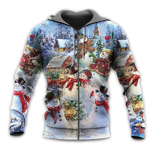 Men's Full Zip Hoodie Jacket Blue Red Hooded Dog Snowman Graphic Prints Zipper Print Christmas Sports Outdoor Daily 3D Print Streetwear Designer Casual Spring Fall Clothing Apparel Hoodies
Men's Full Zip Hoodie Jacket Blue Red Hooded Dog Snowman Graphic Prints Zipper Print Christmas Sports Outdoor Daily 3D Print Streetwear Designer Casual Spring Fall Clothing Apparel Hoodies