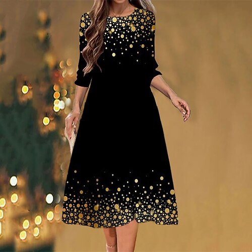 Women's Christmas Casual Dress Shift Dress Midi Dress Yellow 3/4 Length Sleeve Color Gradient Ruched Winter Fall Autumn Fashion Christmas Daily 2022 S M L XL XXL 3XL
Women's Christmas Casual Dress Shift Dress Midi Dress Yellow 3/4 Length Sleeve Color Gradient Ruched Winter Fall Autumn Fashion Christmas Daily 2022 S M L XL XXL 3XL