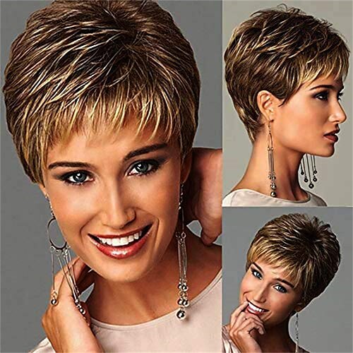 Mix Brown Blonde Wig Synthetic Wigs For Black/White Women Natural Wave Wigs African American Short Wigs for Women
Mix Brown Blonde Wig Synthetic Wigs For Black/White Women Natural Wave Wigs African American Short Wigs for Women