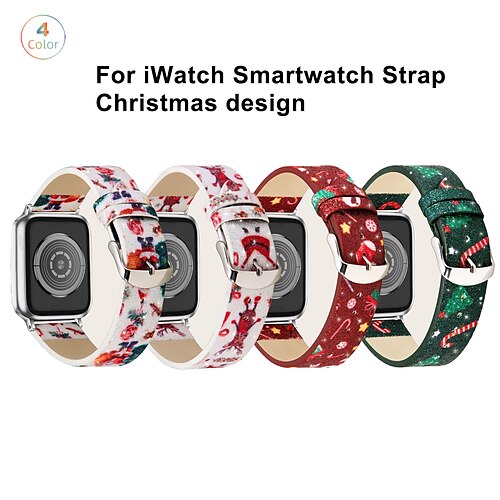 1PC Compatible with Apple iWatch Apple Watch Ultra 49mm Series 8/7/6/5/4/3/2/1 / SE Leather Loop for iWatch Smartwatch Strap Wristband Genuine Leather Christmas Gift Adjustable Breathable
1PC Compatible with Apple iWatch Apple Watch Ultra 49mm Series 8/7/6/5/4/3/2/1 / SE Leather Loop for iWatch Smartwatch Strap Wristband Genuine Leather Christmas Gift Adjustable Breathable