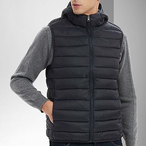 Men's Puffer Vest Winter Jacket Winter Coat Windproof Warm Date Casual Daily Office & Career Solid Color Outerwear Clothing Apparel Black Dark Navy Gray
Men's Puffer Vest Winter Jacket Winter Coat Windproof Warm Date Casual Daily Office & Career Solid Color Outerwear Clothing Apparel Black Dark Navy Gray