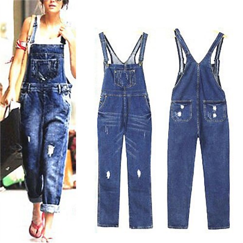 Women's Jeans Straight Straight Leg Plain Classic Modern Regular Spring & Fall Blue
Women's Jeans Straight Straight Leg Plain Classic Modern Regular Spring & Fall Blue