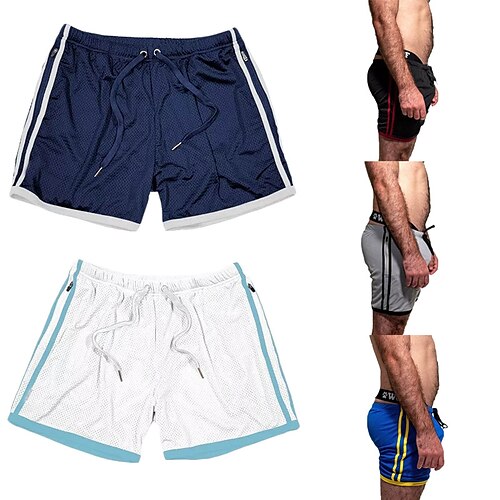 Men's Swim Shorts Swim Trunks Board Shorts Drawstring Elastic Waist Solid Colored Comfort Breathable Short Casual Daily Beach Fashion Streetwear Green Blue Micro-elastic
Men's Swim Shorts Swim Trunks Board Shorts Drawstring Elastic Waist Solid Colored Comfort Breathable Short Casual Daily Beach Fashion Streetwear Green Blue Micro-elastic