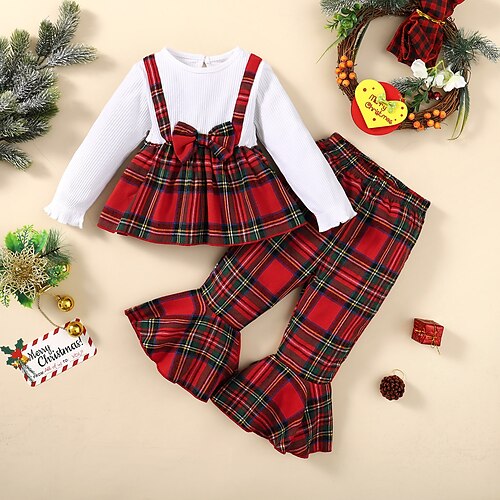 2 pezzi Bambino (1-4 anni) Da ragazza A quadri Completo Impostato Manica lunga Tropicale Esterno 3-7 anni Inverno Rosso
2 pezzi Bambino (1-4 anni) Da ragazza A quadri Completo Impostato Manica lunga Tropicale Esterno 3-7 anni Inverno Rosso