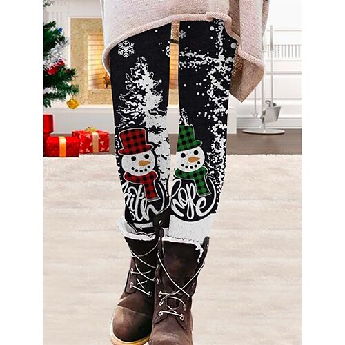 Women's Tights Leggings Dark Grey Green Black Fashion Christmas Weekend Full Length Tummy Control Snowman S M L XL XXL
Women's Tights Leggings Dark Grey Green Black Fashion Christmas Weekend Full Length Tummy Control Snowman S M L XL XXL