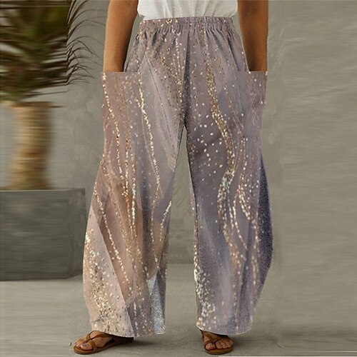 Women's Plus Size Wide Leg Pants Trousers Pocket Print Gradient Casual Comfort Outdoor Daily High Full Length Winter Fall Pink XL XXL 3XL 4XL 5XL
Women's Plus Size Wide Leg Pants Trousers Pocket Print Gradient Casual Comfort Outdoor Daily High Full Length Winter Fall Pink XL XXL 3XL 4XL 5XL