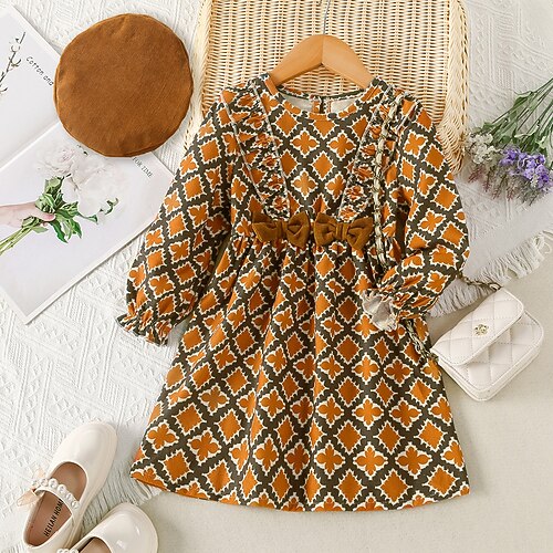 Kids Girls' Dress Plaid A Line Dress Dress School Long Sleeve Fashion Dress 7-13 Years Winter Brown / Cute / Fall
Kids Girls' Dress Plaid A Line Dress Dress School Long Sleeve Fashion Dress 7-13 Years Winter Brown / Cute / Fall