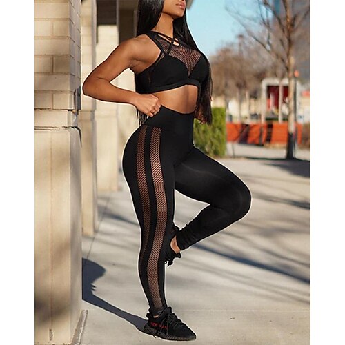 Women's Yoga Set Winter Patchwork 2 Piece Solid Color Clothing Suit Black Purple Spandex Yoga Fitness Gym Workout Tummy Control Butt Lift Breathable Sport Activewear Stretchy
Women's Yoga Set Winter Patchwork 2 Piece Solid Color Clothing Suit Black Purple Spandex Yoga Fitness Gym Workout Tummy Control Butt Lift Breathable Sport Activewear Stretchy