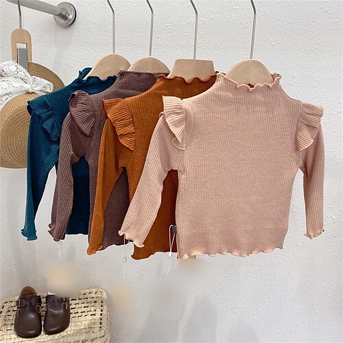 Toddler Girls' Sweater Solid Color Outdoor Long Sleeve Daily Cotton 3-7 Years Fall Blue Pink Brown
Toddler Girls' Sweater Solid Color Outdoor Long Sleeve Daily Cotton 3-7 Years Fall Blue Pink Brown