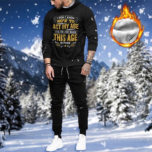 Men's Tracksuit Sweatsuit Green Black Blue Light gray Red Hooded Graphic Letter 2 Piece Print Sports Outdoor Sports Streetwear Hot Stamping Fleece Basic Designer Casual Winter Clothing Apparel
Men's Tracksuit Sweatsuit Green Black Blue Light gray Red Hooded Graphic Letter 2 Piece Print Sports Outdoor Sports Streetwear Hot Stamping Fleece Basic Designer Casual Winter Clothing Apparel