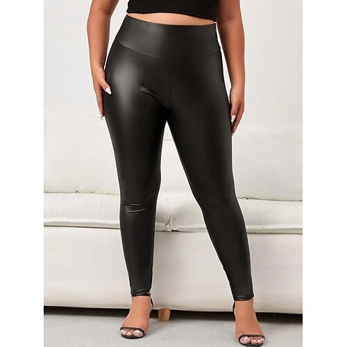 Dame Bukser Svart Mote Moderne Feriereise Ut på byen Mikroelastisk Full lengde Helfarge L XL XXL 3XL 4XL
Dame Bukser Svart Mote Moderne Feriereise Ut på byen Mikroelastisk Full lengde Helfarge L XL XXL 3XL 4XL