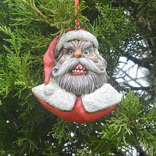 Evil Santa Christmas Pendant Garden Yard Christmas Tree Decorative Resin Crafts
Evil Santa Christmas Pendant Garden Yard Christmas Tree Decorative Resin Crafts