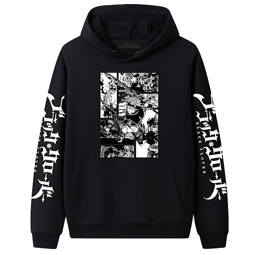 Svart kløver Å bli Hattetrøje Tegneserie Manga Animé Lomme foran Graphic Hattetrøje Til Herre Dame Unisex Voksne Varmstempling 100% Polyester
Svart kløver Å bli Hattetrøje Tegneserie Manga Animé Lomme foran Graphic Hattetrøje Til Herre Dame Unisex Voksne Varmstempling 100% Polyester