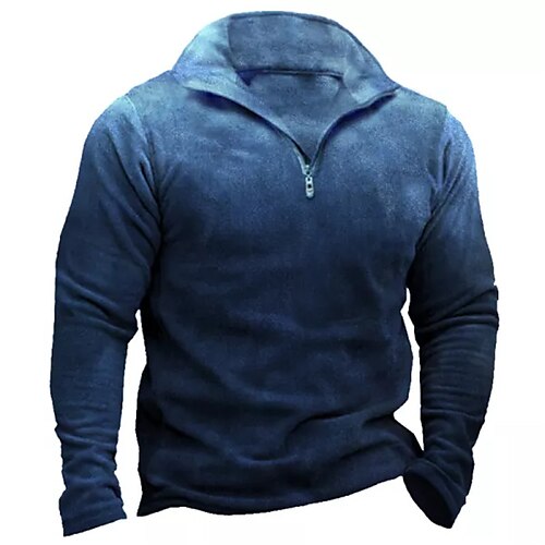 Men's Zip Up Sweatshirt Pullover Quarter Zipper Sweatshirt Blue Half Zip Graphic Prints Zipper Print Daily Sports 3D Print Basic Designer Casual Spring & Fall Clothing Apparel Hoodies Sweatshirts
Men's Zip Up Sweatshirt Pullover Quarter Zipper Sweatshirt Blue Half Zip Graphic Prints Zipper Print Daily Sports 3D Print Basic Designer Casual Spring & Fall Clothing Apparel Hoodies Sweatshirts