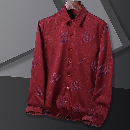 Men's Dress Shirt Graphic Graphic Prints Turndown Wine Purple Light Blue White Daily Going out Long Sleeve Button-Down Clothing Apparel Streetwear Simple Casual
Men's Dress Shirt Graphic Graphic Prints Turndown Wine Purple Light Blue White Daily Going out Long Sleeve Button-Down Clothing Apparel Streetwear Simple Casual
