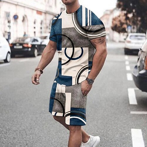 Homme Ensemble short et t-shirt Tenues De T-shirts Mosaïque Imprimés Photos Col Ras du Cou Gris 3D effet Extérieur Plein Air Manche Courte Impression 3D Vêtement Tenue 2 pièces basique Classique
Homme Ensemble short et t-shirt Tenues De T-shirts Mosaïque Imprimés Photos Col Ras du Cou Gris 3D effet Extérieur Plein Air Manche Courte Impression 3D Vêtement Tenue 2 pièces basique Classique