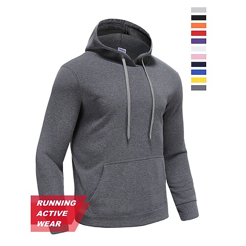 Men's Hoodie Sweatshirt Pocket Long Sleeve Top Street Casual Winter Fleece Thermal Warm Breathable Soft Fitness Gym Workout Performance Sportswear Activewear Solid Colored Black Purple Yellow
Men's Hoodie Sweatshirt Pocket Long Sleeve Top Street Casual Winter Fleece Thermal Warm Breathable Soft Fitness Gym Workout Performance Sportswear Activewear Solid Colored Black Purple Yellow