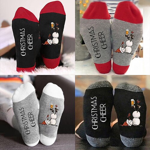 Women's Christmas Lingeries Gift 1 Pair Socks Casual Socks Fashion Cute Comfort Warm Red Gray White
Women's Christmas Lingeries Gift 1 Pair Socks Casual Socks Fashion Cute Comfort Warm Red Gray White