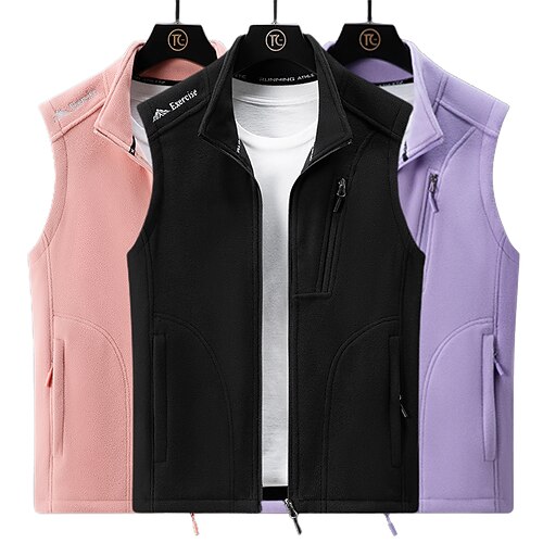 Women's Reversible Jacket Hiking Fleece Vest Sleeveless Outerwear Winter Jacket Top Outdoor Thermal Warm Windproof Breathable Lightweight Winter Fleece Black Purple Pink Ski / Snowboard Fishing
Women's Reversible Jacket Hiking Fleece Vest Sleeveless Outerwear Winter Jacket Top Outdoor Thermal Warm Windproof Breathable Lightweight Winter Fleece Black Purple Pink Ski / Snowboard Fishing
