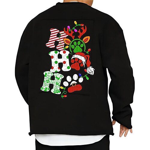 Men's Sweatshirt Black Crew Neck Letter Print Sports Outdoor Casual Sports Hot Stamping Basic Sportswear Casual Spring Fall Winter Clothing Apparel Hoodies Sweatshirts
Men's Sweatshirt Black Crew Neck Letter Print Sports Outdoor Casual Sports Hot Stamping Basic Sportswear Casual Spring Fall Winter Clothing Apparel Hoodies Sweatshirts