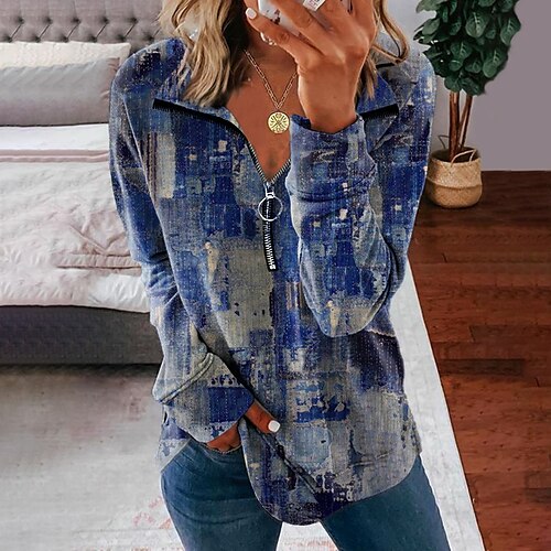 Women's Sweatshirt Pullover Active Streetwear Zipper Green Blue Purple Tie Dye Street V Neck Long Sleeve S M L XL 2XL 3XL
Women's Sweatshirt Pullover Active Streetwear Zipper Green Blue Purple Tie Dye Street V Neck Long Sleeve S M L XL 2XL 3XL